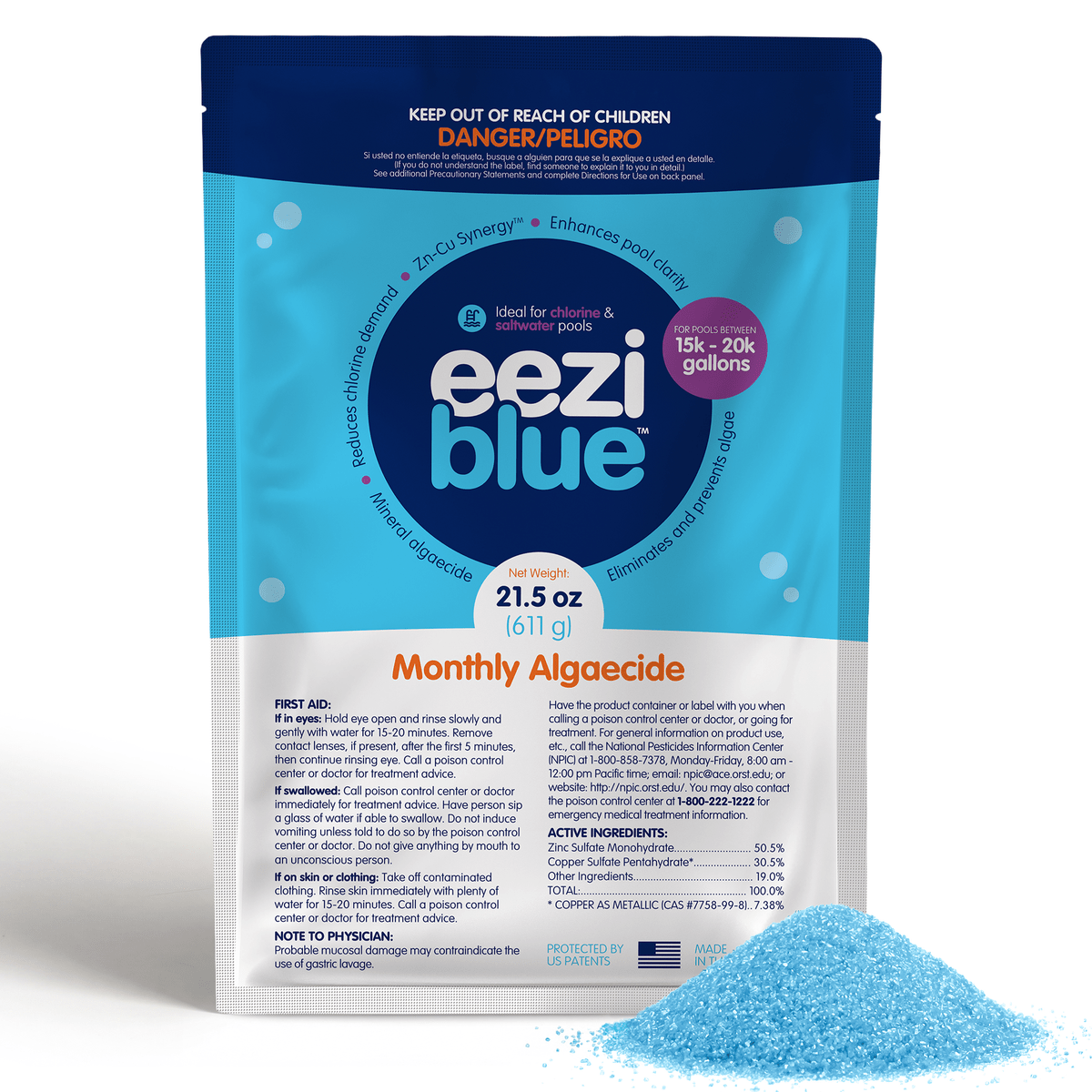 Eeziblue Monthly Algaecide