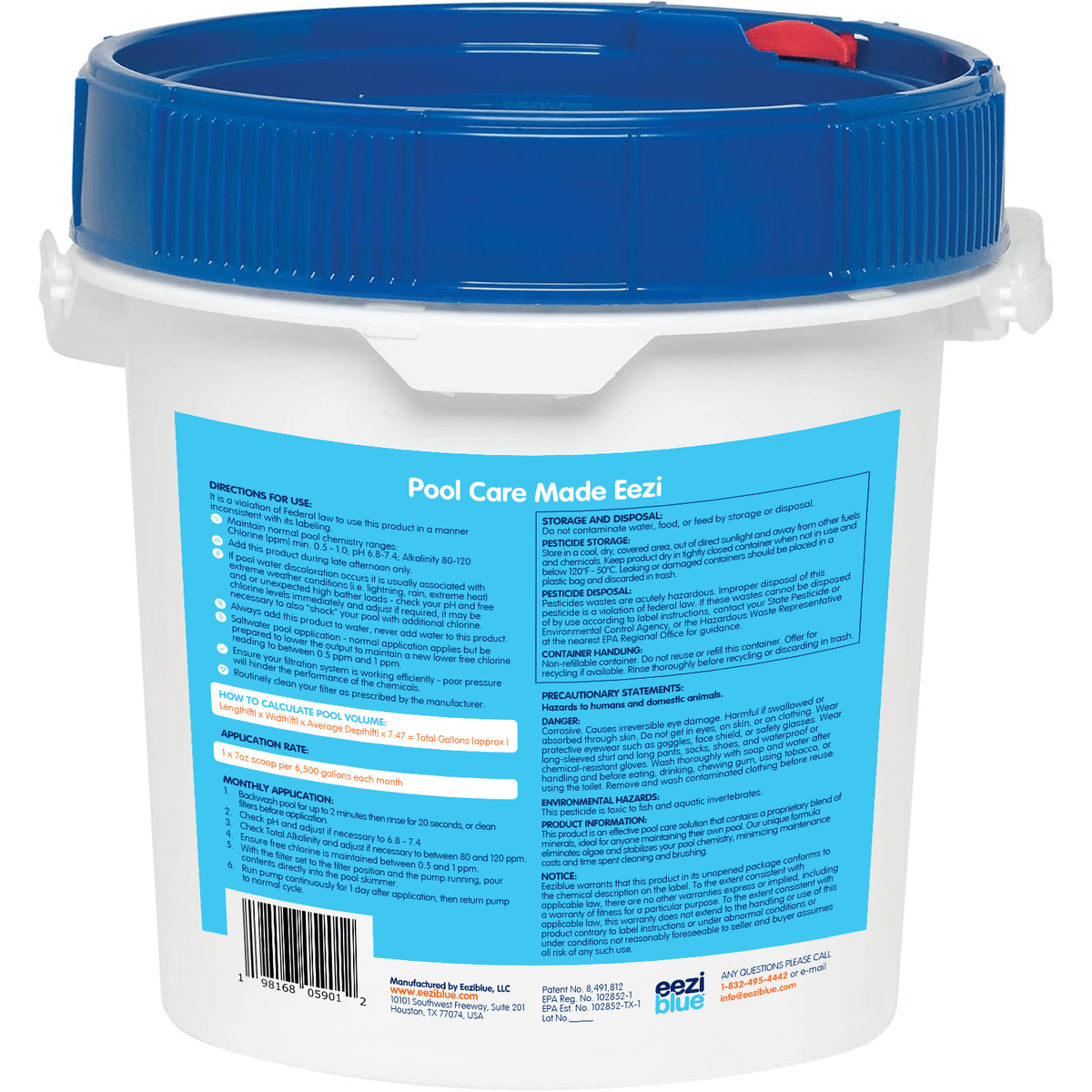 Monthly Algaecide - 6 lbs Bucket